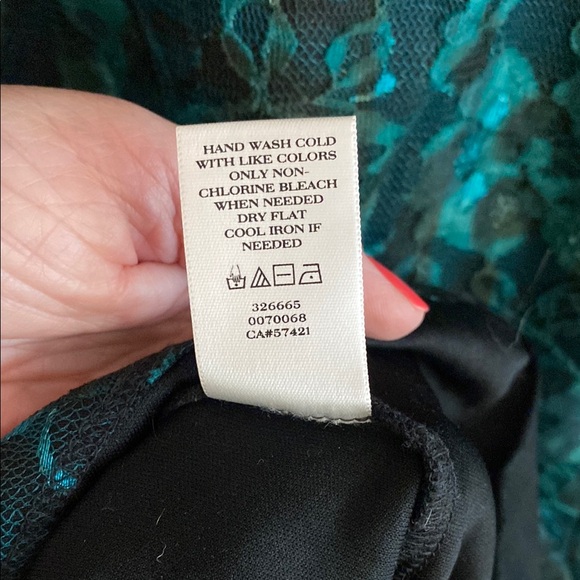 Ann Taylor Blue and Black Peplum Blouse - Picture 9 of 14